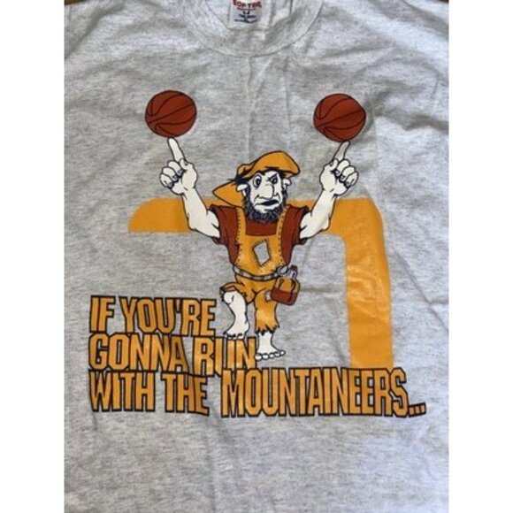 Vtg 90s Tee Jays West Virginia Mountaineers Basketball Gotta Have Balls Shirt XL - Picture 2 of 5
